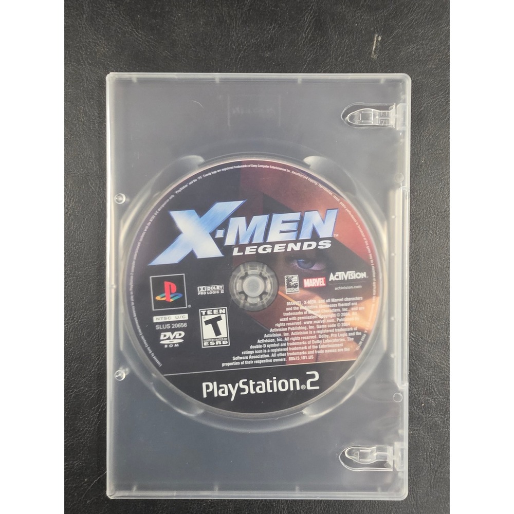 X-Men Legends Sony PlayStation 2 PS2 Game Disc SLUS 20656 Marvel Activision